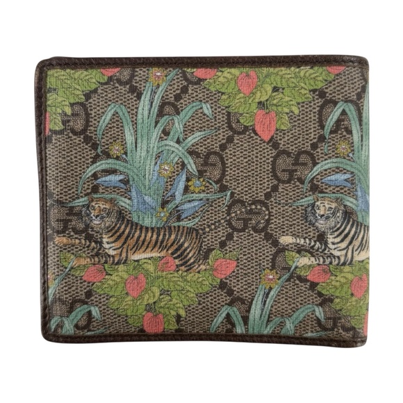 Gucci Monogram Tiger Bifold Wallet - Picture 2 of 7